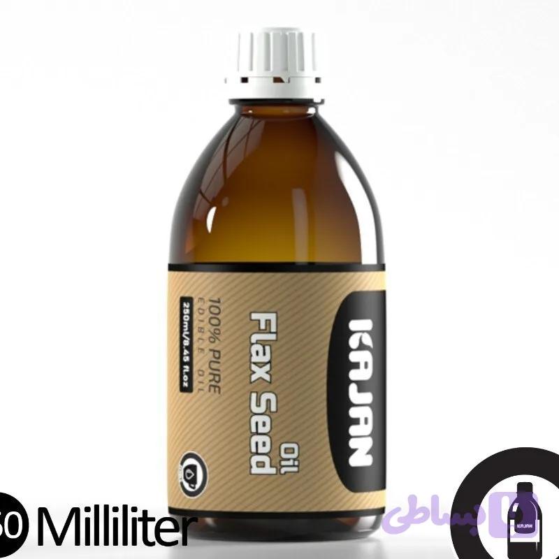 روغن تخم کتان 120 میلی لیتر کاژان