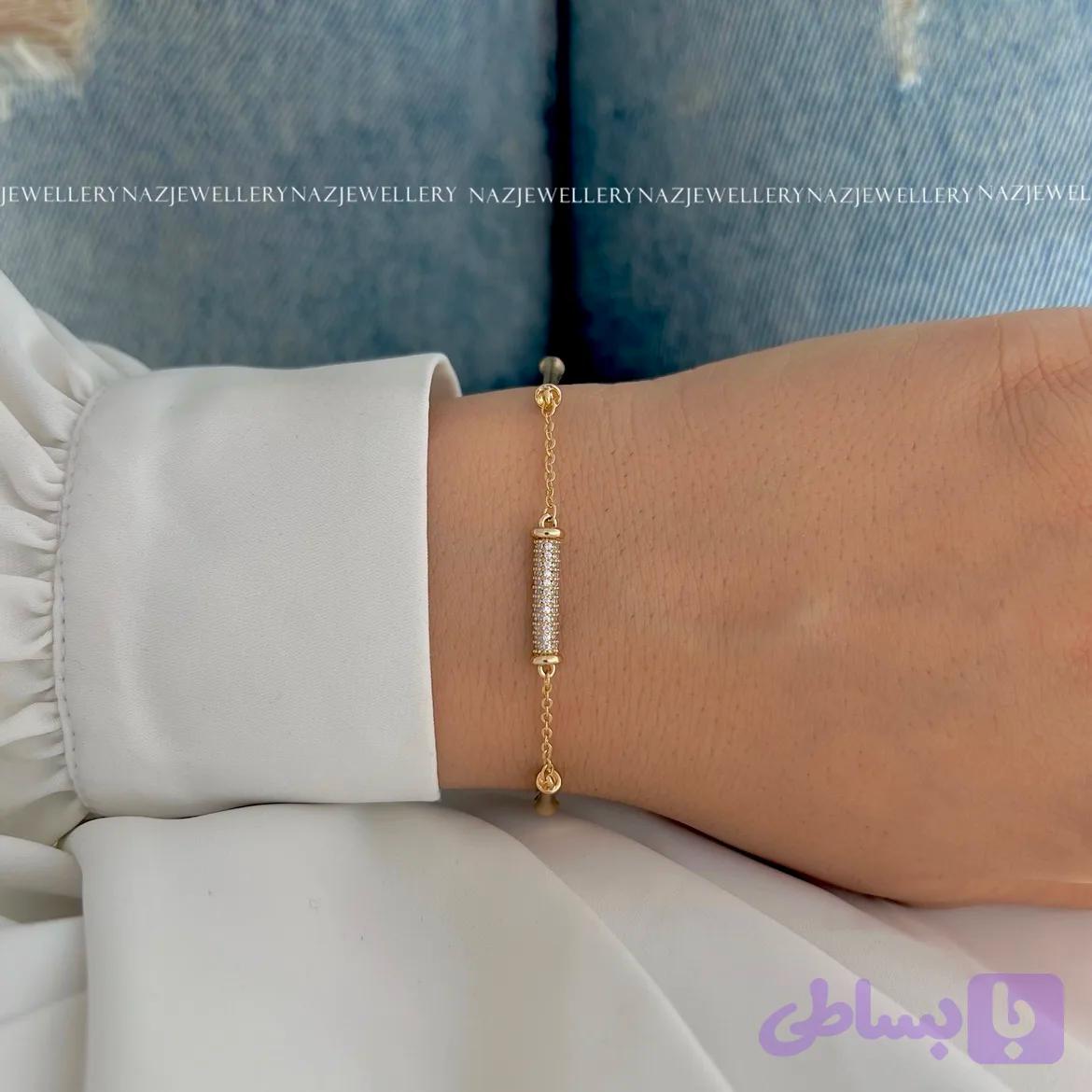 دستبند زنجیری ژوپینگ (کد 05EUY) — تصویر 1
