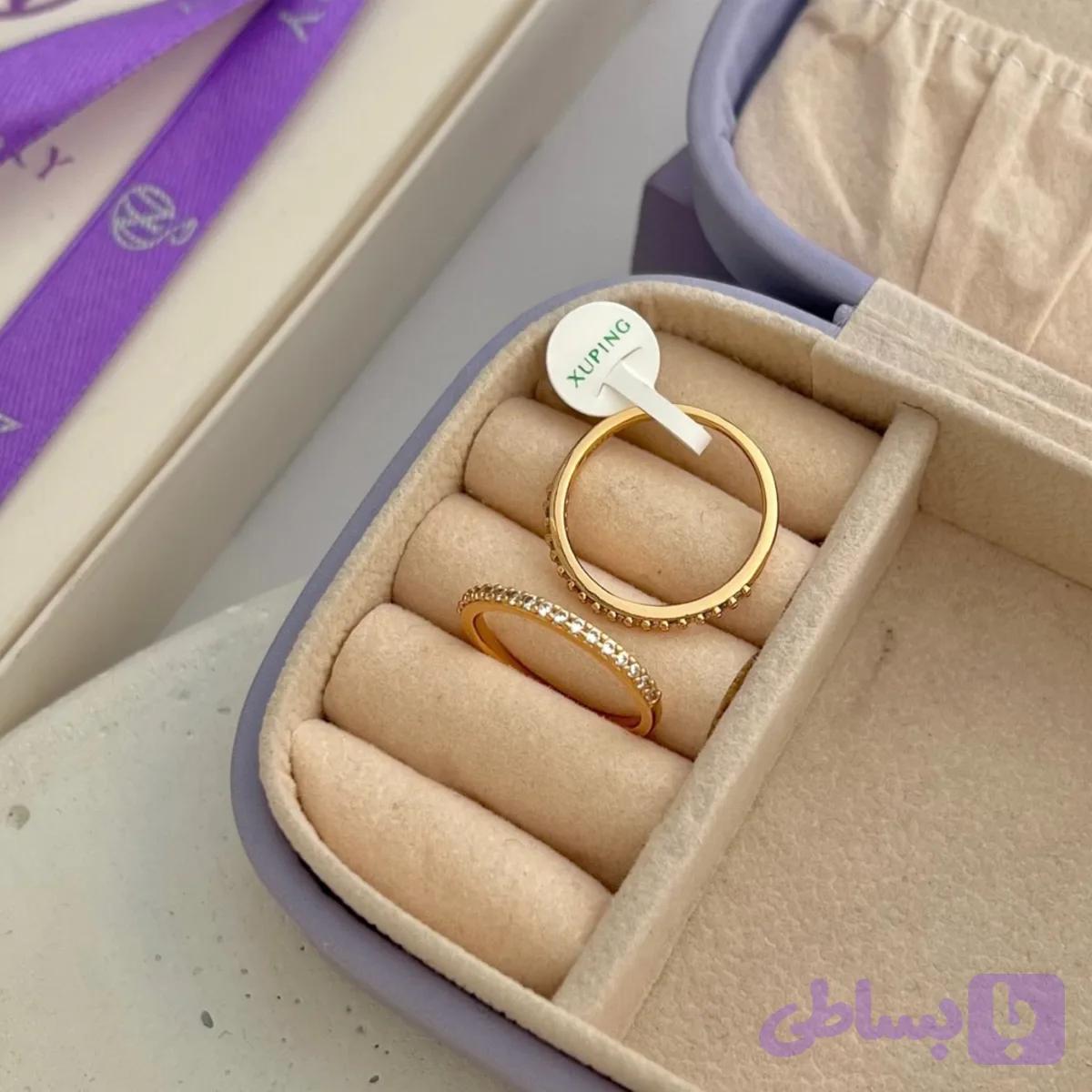 انگشتر نگین دار ژوپینگ (کد MNEA9) — تصویر 1