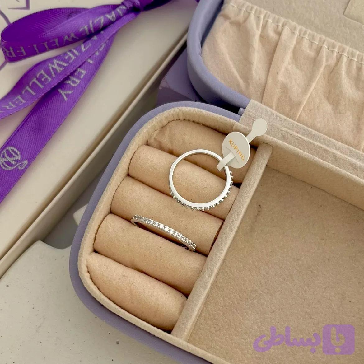 انگشتر نگین دار ژوپینگ (کد XODN8) — تصویر 1