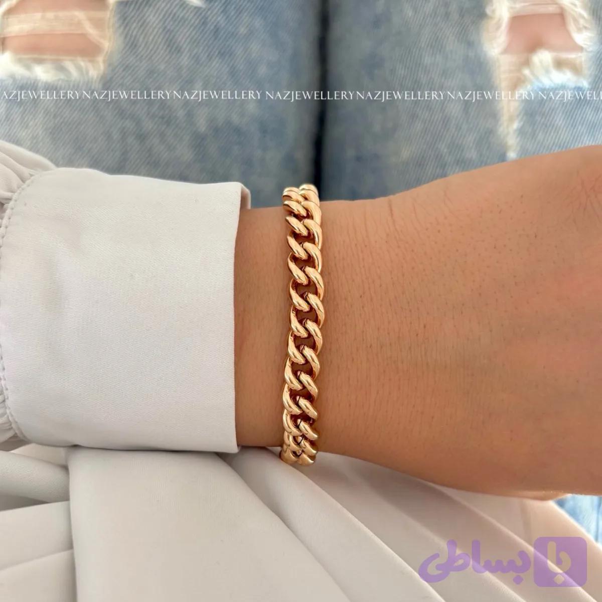 دستبند کارتیر 8میل ژوپینگ (کد 3QQ3B) — تصویر 1