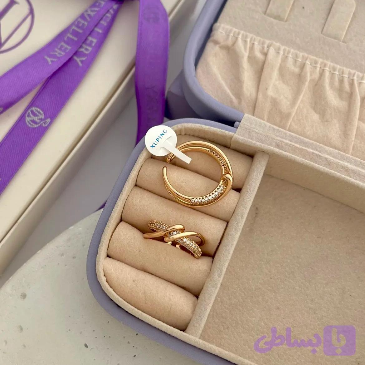 انگشتر نگین دار ژوپینگ (کد VGI2D) — تصویر 1