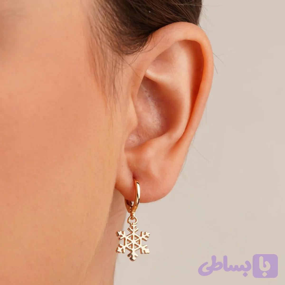 گوشواره آویز برف ژوپینگ — تصویر 1