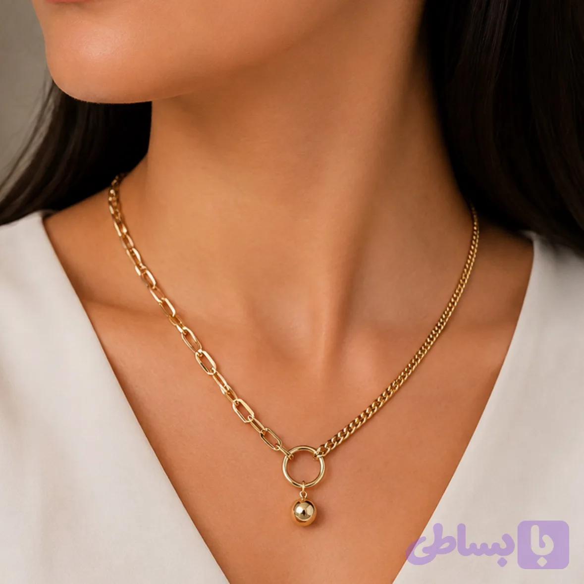 گردنبند آویز گوی ژوپینگ — تصویر 1
