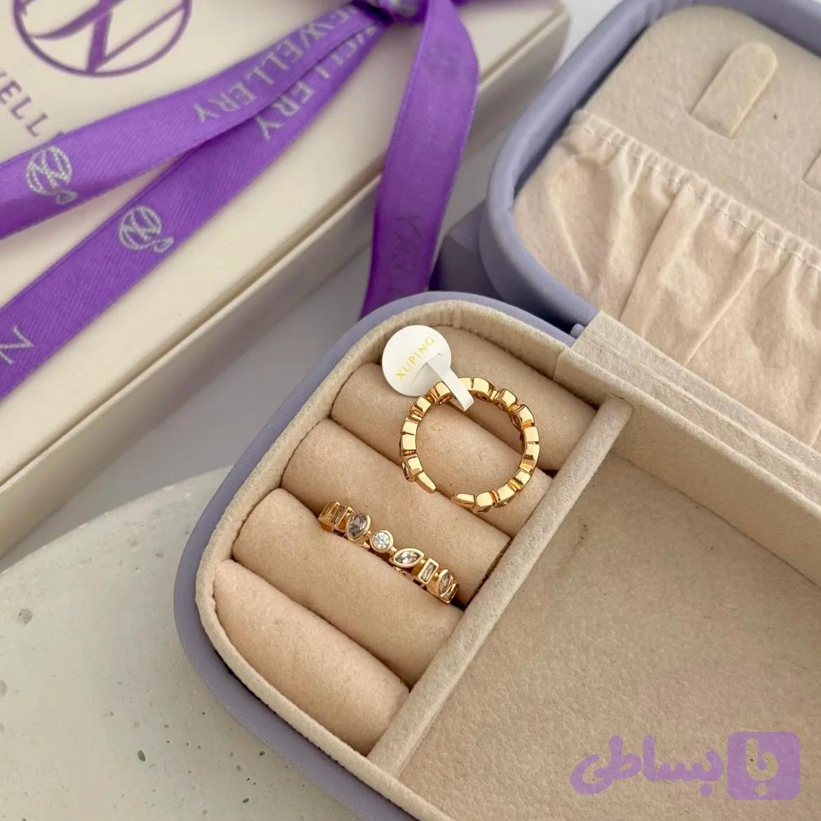 انگشتر نگین دار ژوپینگ (کد 5FPX0) — تصویر 1