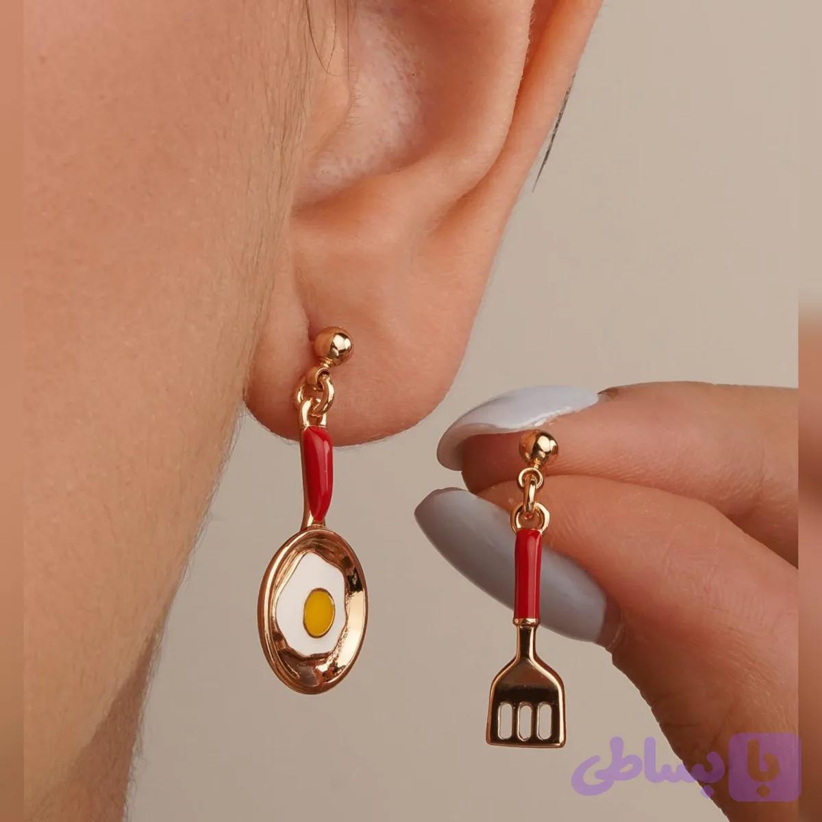 گوشواره نیمرو ژوپینگ