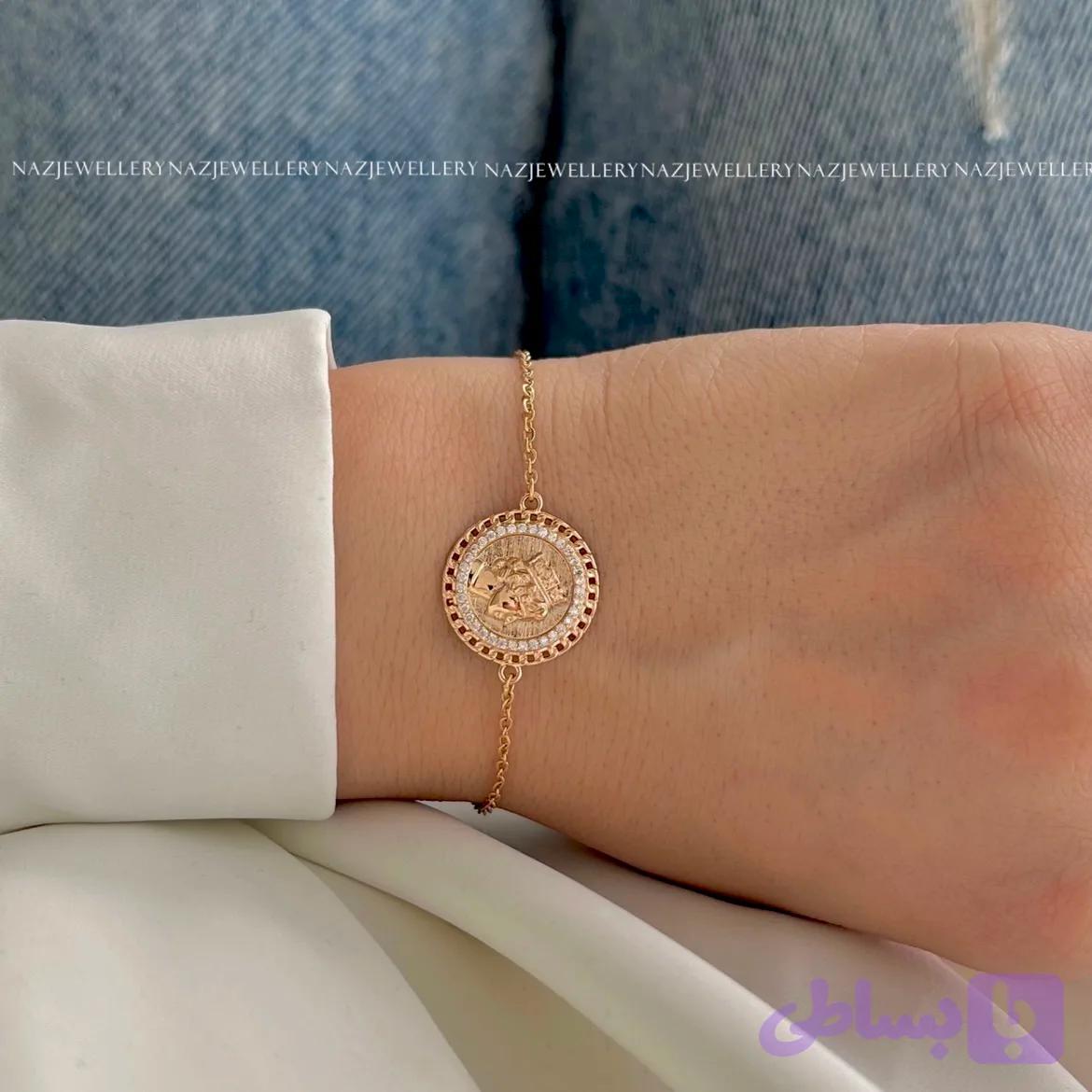 دستبند سکه الیزابت ژوپینگ — تصویر 1
