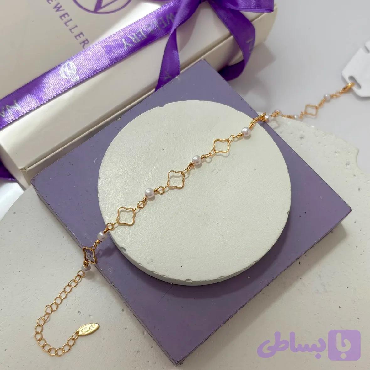 پابند ونکلیف مرواریدی — تصویر 1