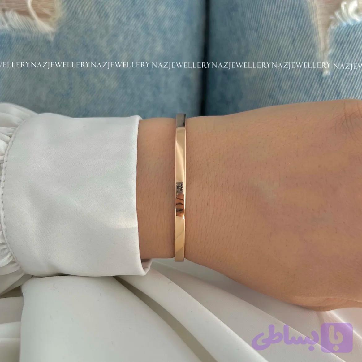 دستبند النگویی 4میل ژوپینگ — تصویر 1