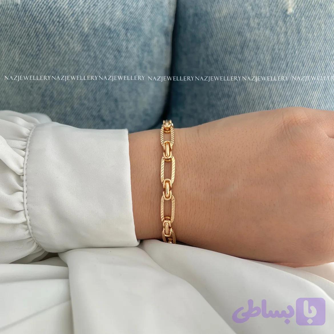 دستبند زنجیری ژوپینگ (کد QVDCJ) — تصویر 1