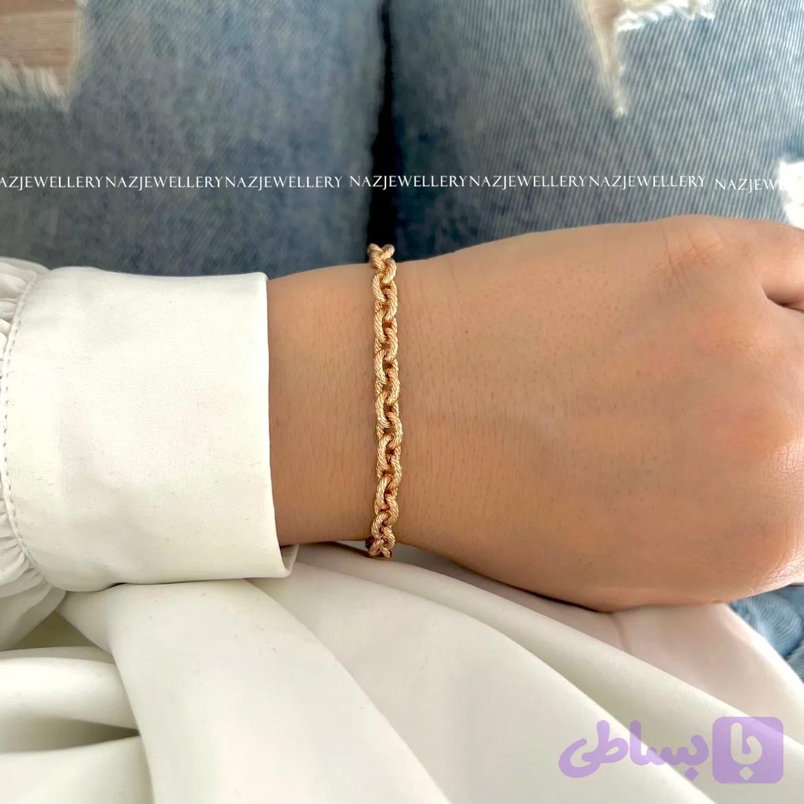 دستبند زنجیری ژوپینگ (کد N2UI6) — تصویر 1