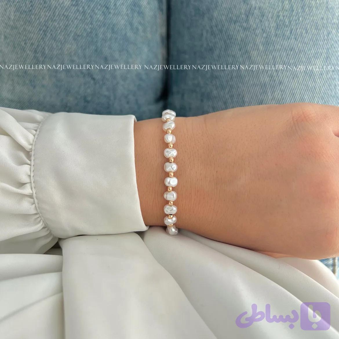 دستبند تمام مرواریدی ژوپینگ — تصویر 1