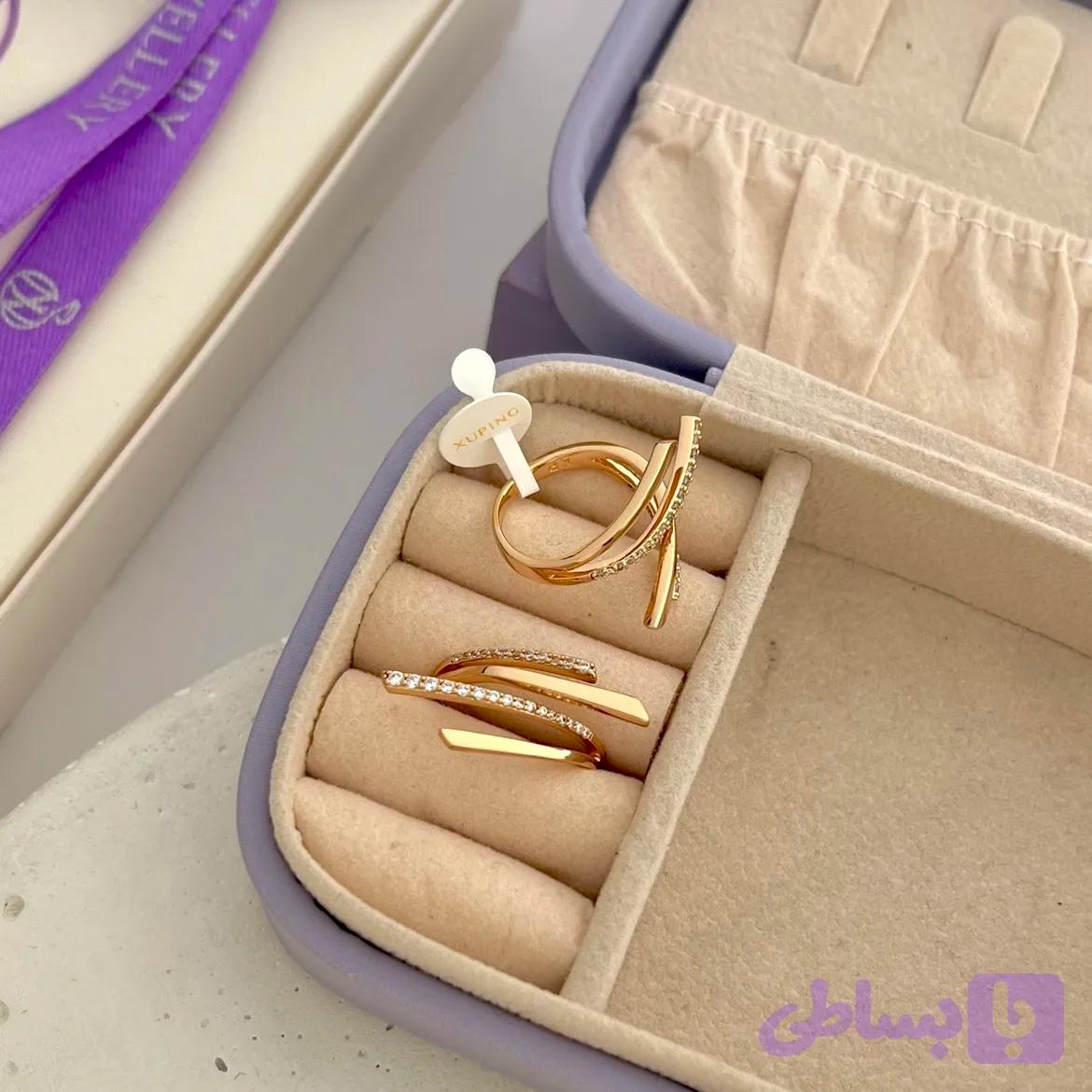 انگشتر نگین دار ژوپینگ (کد 534QW) — تصویر 1