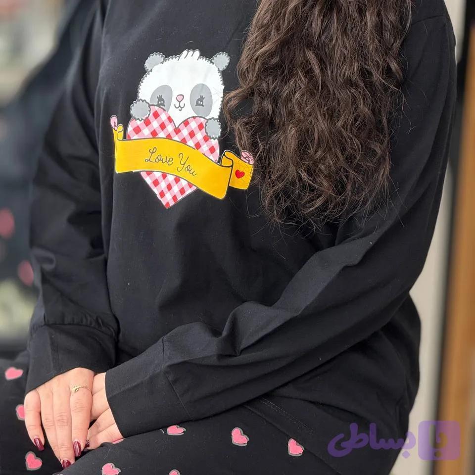 ست بلوز و شلوار قلبی (کد OZ2ZK)