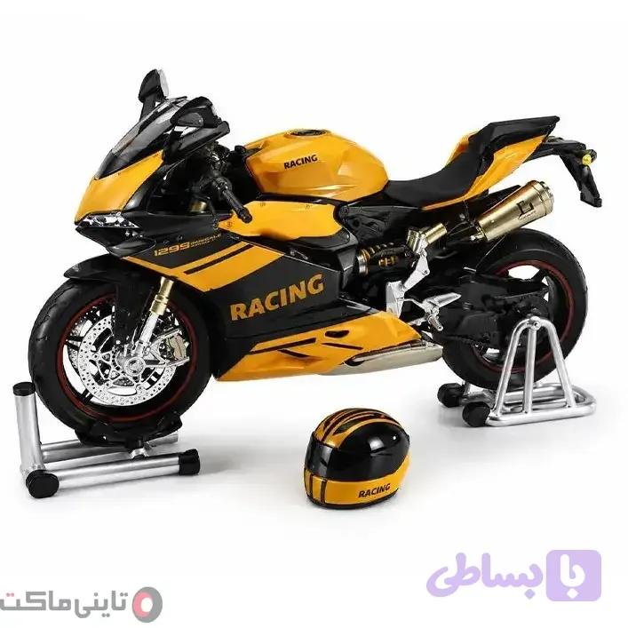 ماکت موتور Ducati Panigale V4 مقیاس 1:9 دودزا زرد — تصویر 1