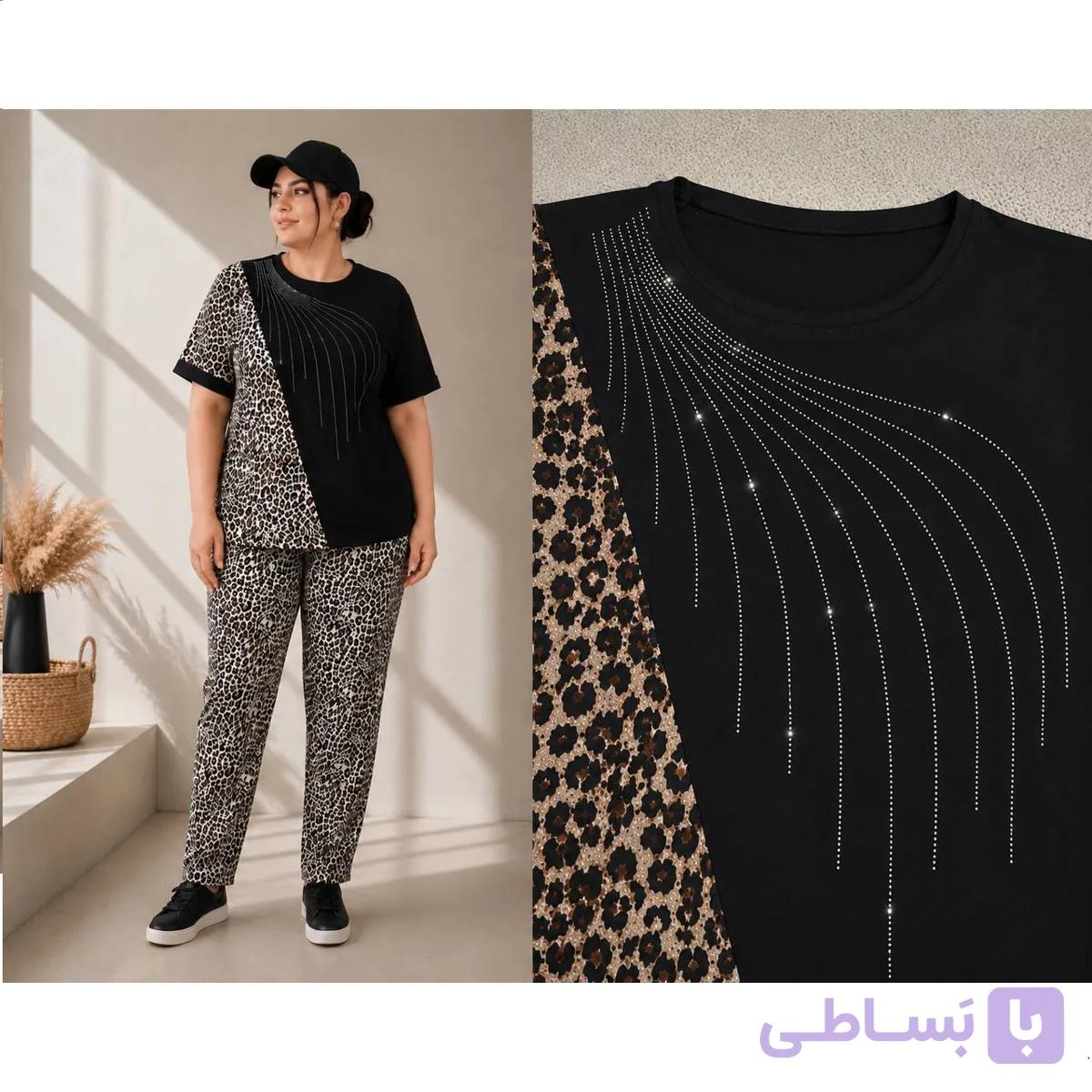 ست کیمونو کج راه با شلوار — تصویر 1