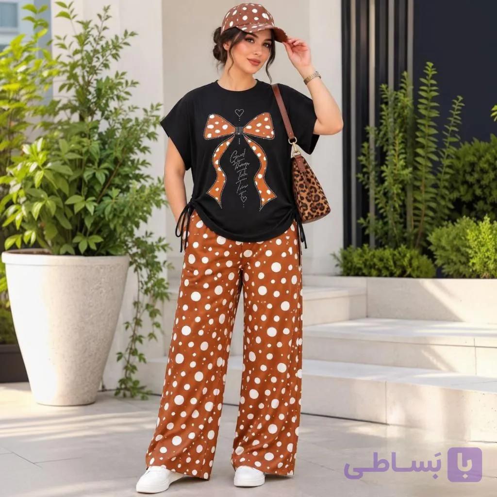 ست تیشرت گتر دار و شلوار دمپا — تصویر 1