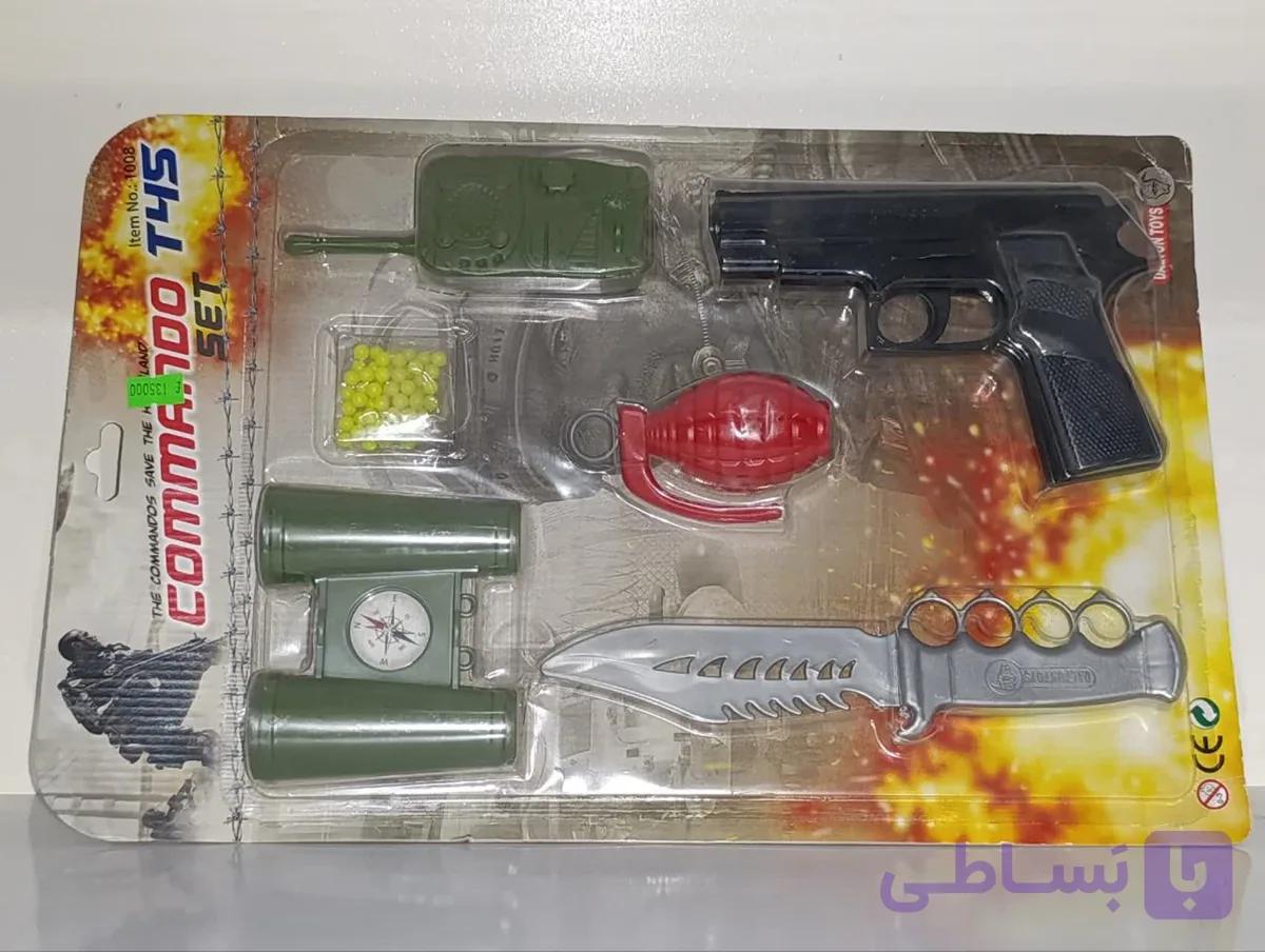 ست اسباب‌بازی کماندو مدل تجهیزات نظامی — تصویر 1