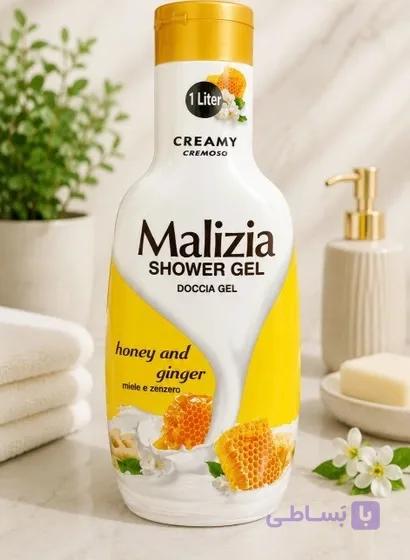 شامپو بدن مالیزیا مدل Honey & Ginger حجم 1 لیتر