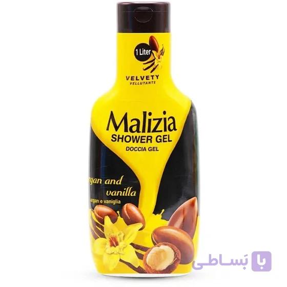 ژل شستشوی بدن مالزیا مدل argan and vanilla حاوی روغن آرگان و وانیل مناسب انواع پوست حجم 1000 میل