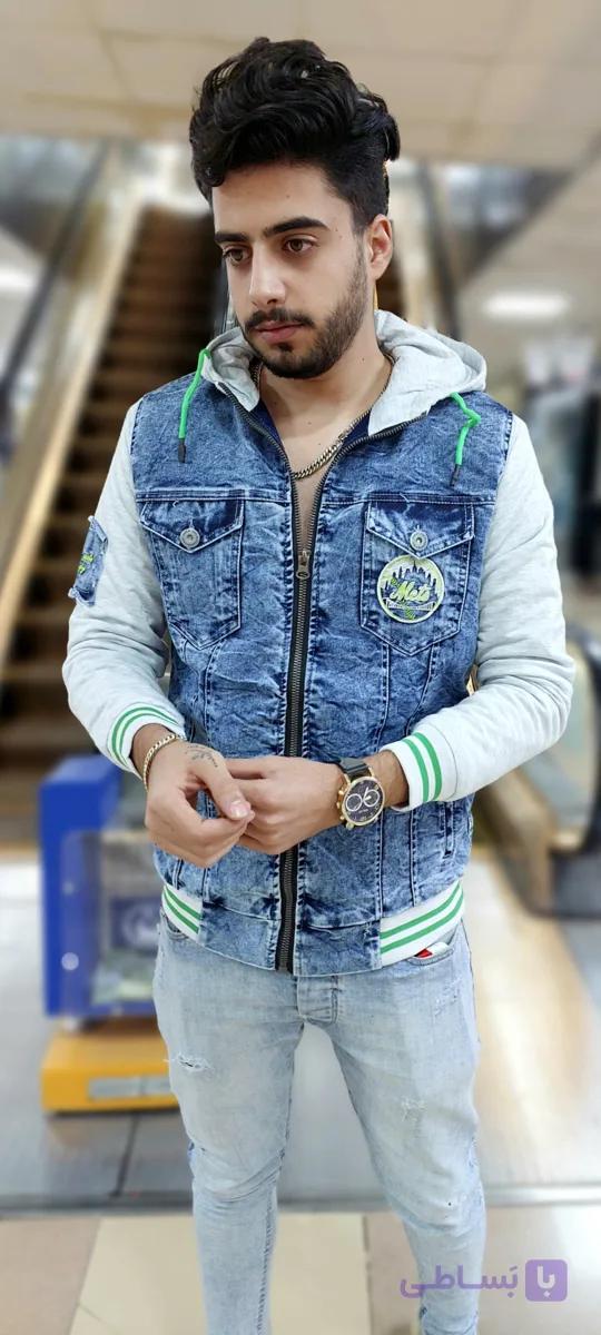 کاپشن جین داخل خز l xxl xxxlارسال رایگان