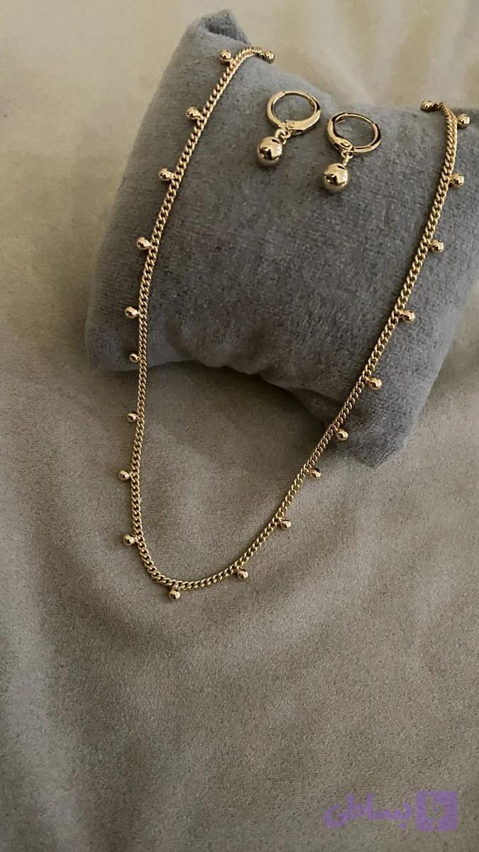گردنبند کارتی گوی دار