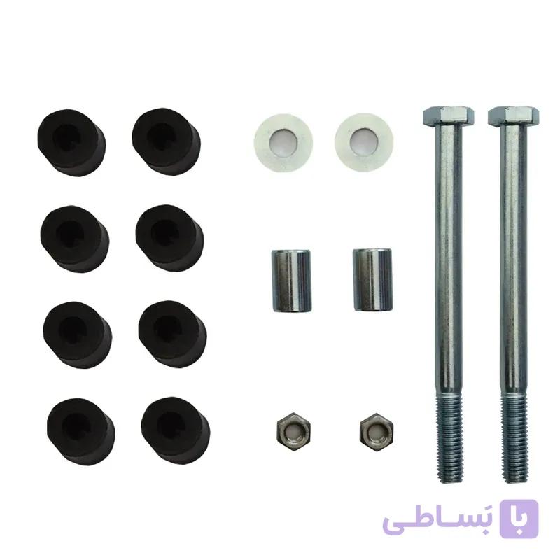 میل موجگیر مدل 55 مناسب برای خودرو MVM 530-550 به همراه لاستیک تعادل  مجموعه 16 عددی