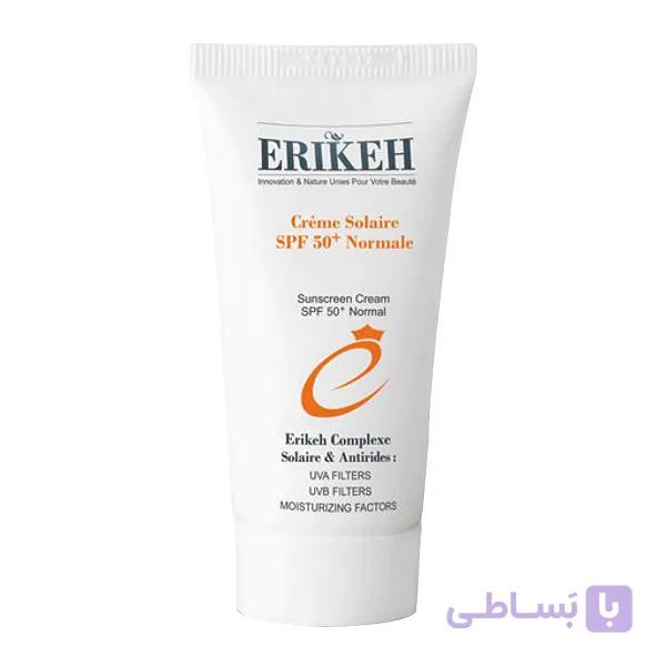 کرم ضدآفتاب رنگی اریکه برای پوست های نرمال و خشک ۵۰ میل