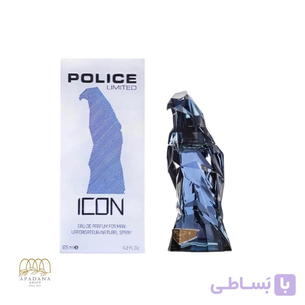 ادو پرفیوم مردانه پلیس لیمیتد آیکون حجم 125 میل — تصویر 1