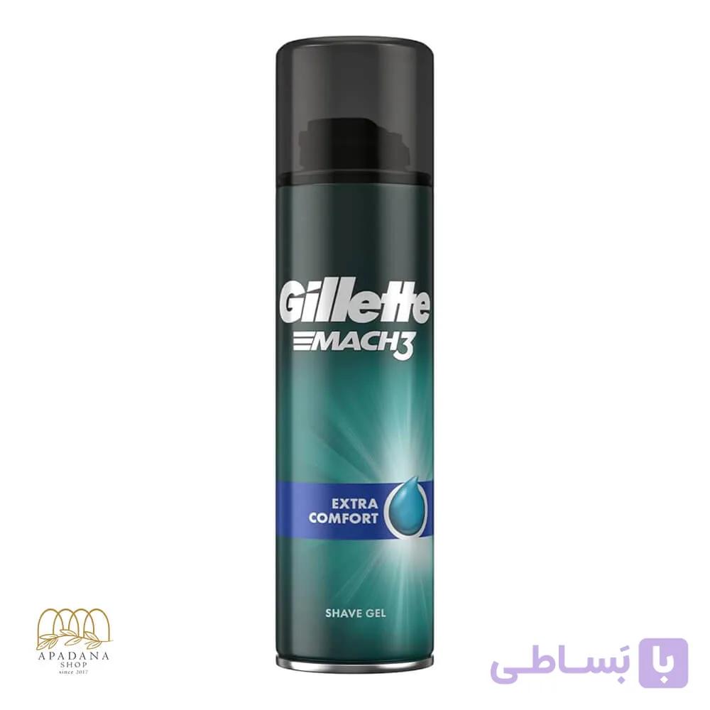 ژل اصلاح ژیلت سری Mach3 مدل Extra Comfort حجم 200 میل
