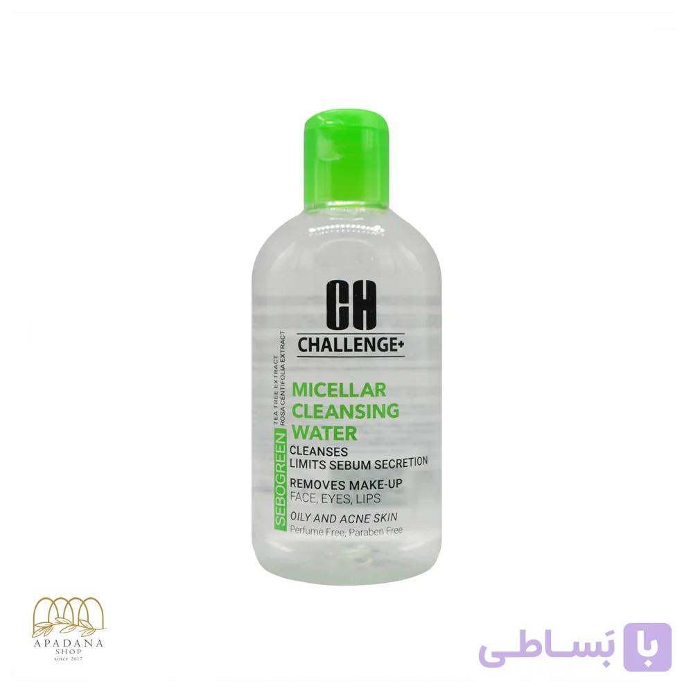 میسلار واتر پوست چرب و جوش دار چلنج حجم 250 میل — تصویر 1