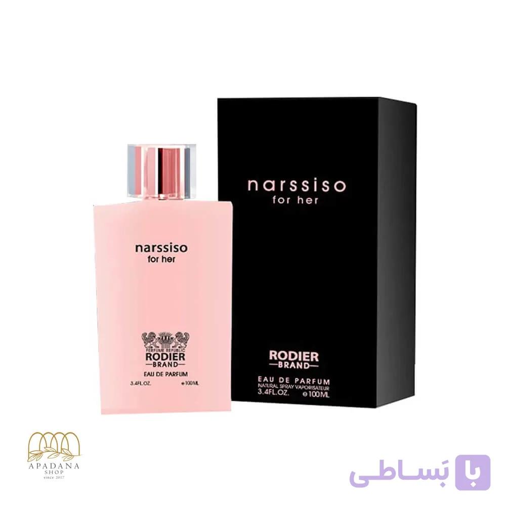 ادو پرفیوم زنانه رودیر مدل Narssiso For Her حجم 100 میل