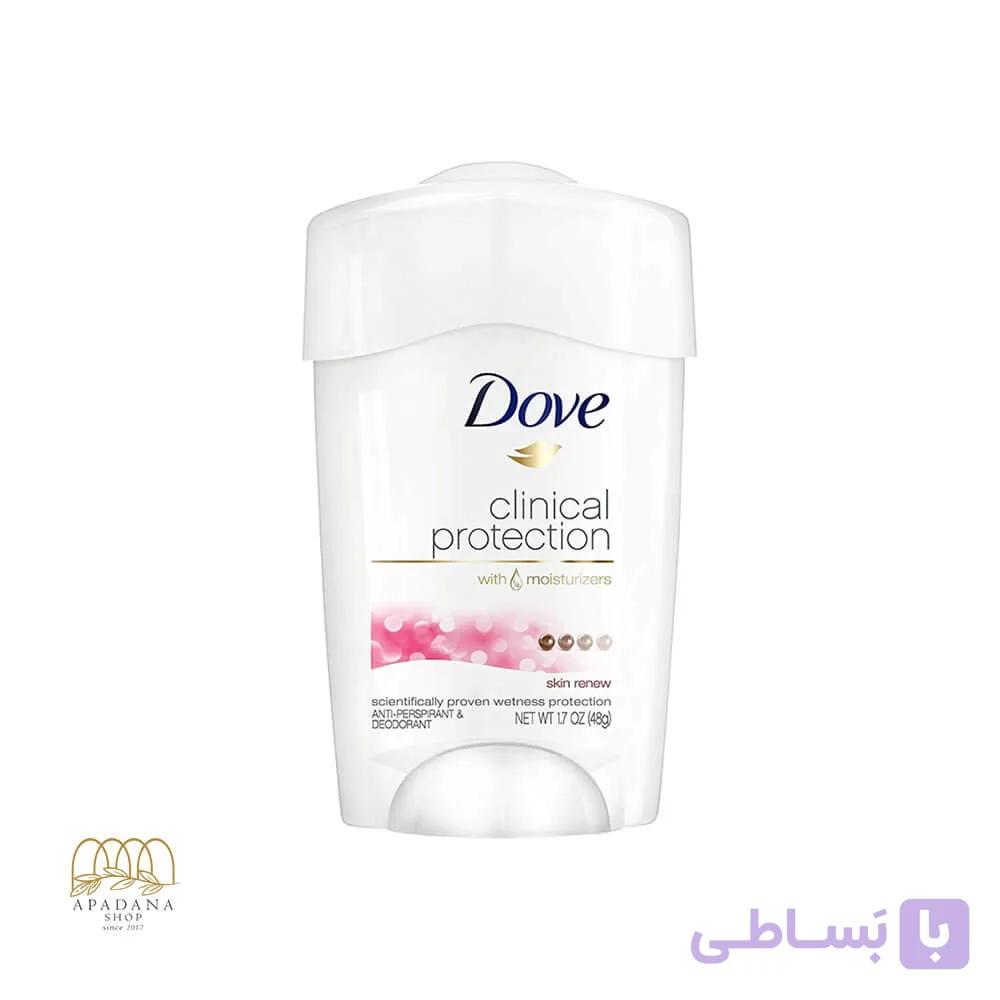 مام کلینیکال داو Dove مدل Skin Renew صورتی حجم 48 گرم — تصویر 1