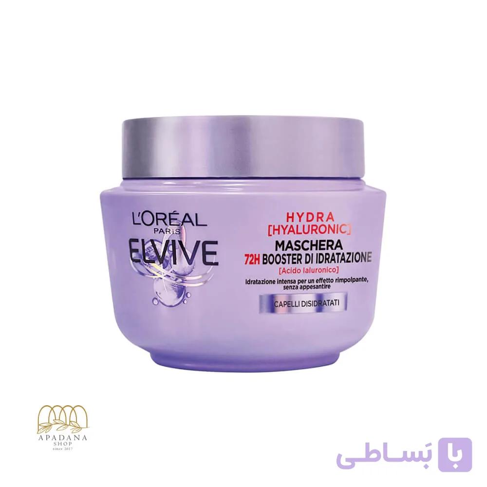 ماسک مو آبرسان 72 ساعته لورال حاوی هیالورونیک اسید حجم 300 میل — تصویر 1