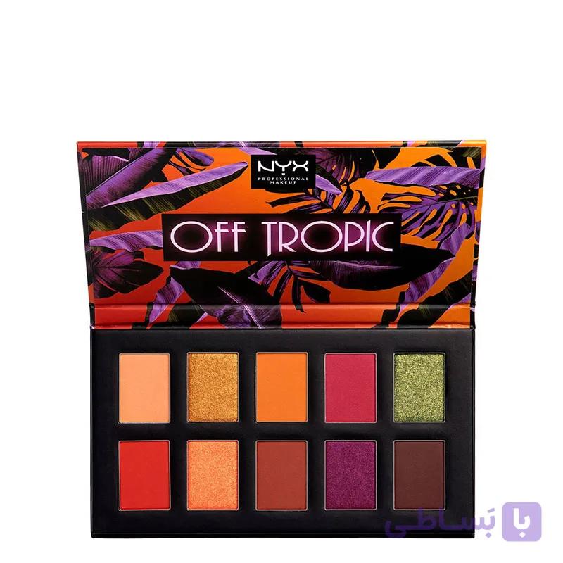 پالت سایه چشم نیکس مدل Off Tropic Shifting Sand شماره 02 — تصویر 1
