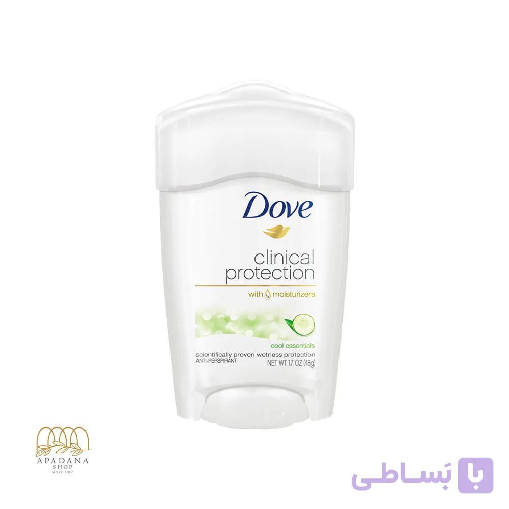 مام کلینیکال داو Dove مدل Cool Essentials سبز حجم 48 گرم — تصویر 1
