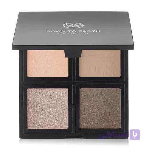پالت سایه چشم چهار رنگ بادی شاپ مدل Down To Earth رنگ 04 Smoky Plum — تصویر 1