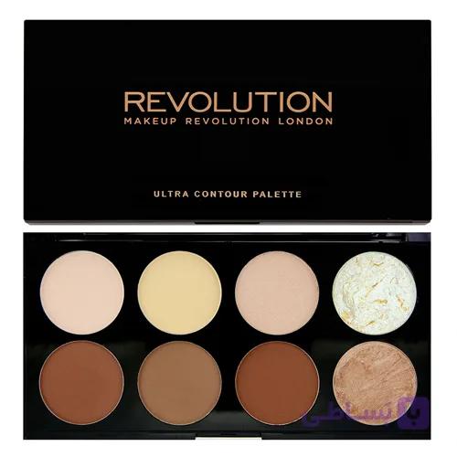پالت حرفه ای کانتور پودری کرمی رولوشن به همراه هایلایتر Ultra Contour — تصویر 1