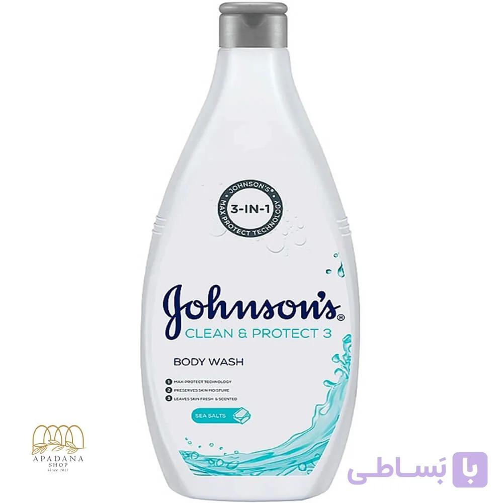 شامپو بدن عصاره نمک دریا جانسون حجم 750 میل — تصویر 1