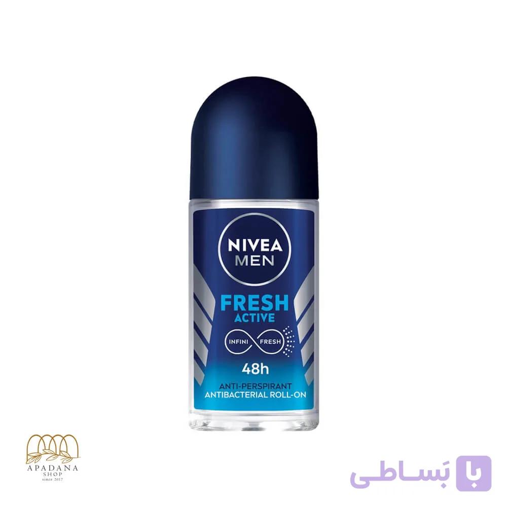 مام رول دئودورانت مردانه نیوآ مدل Fresh Active حجم 50 میل — تصویر 1