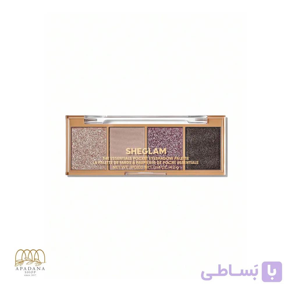 پالت سایه چشم چهار تایی شیگلم Pocket Eyeshadow مدل Serene — تصویر 1