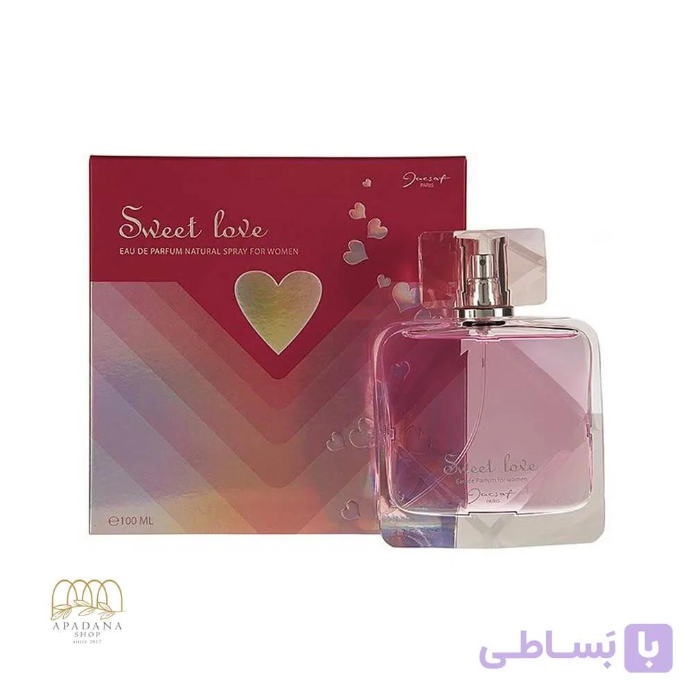 ادو پرفیوم زنانه ژک ساف مدل سوییت لاو Sweet Love حجم 100 میل — تصویر 1