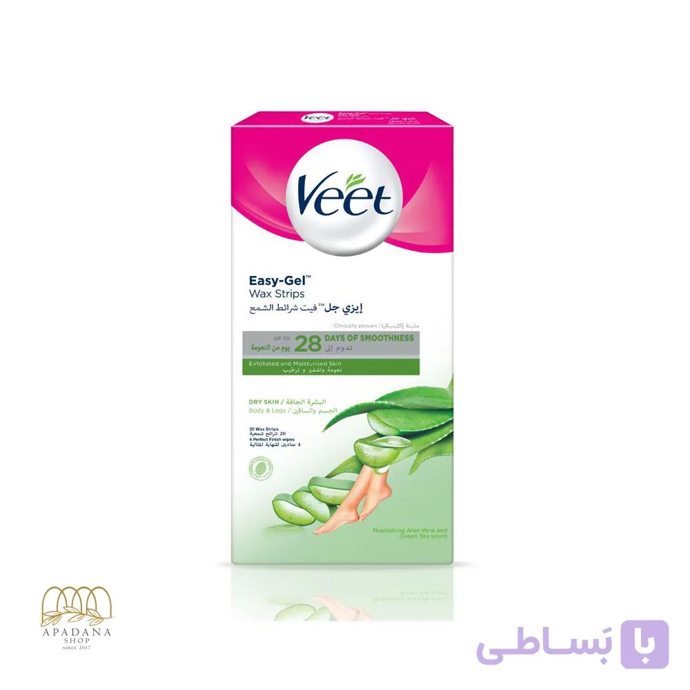 نوار موبر بدن ویت مخصوص پوست خشک 20 عددی
