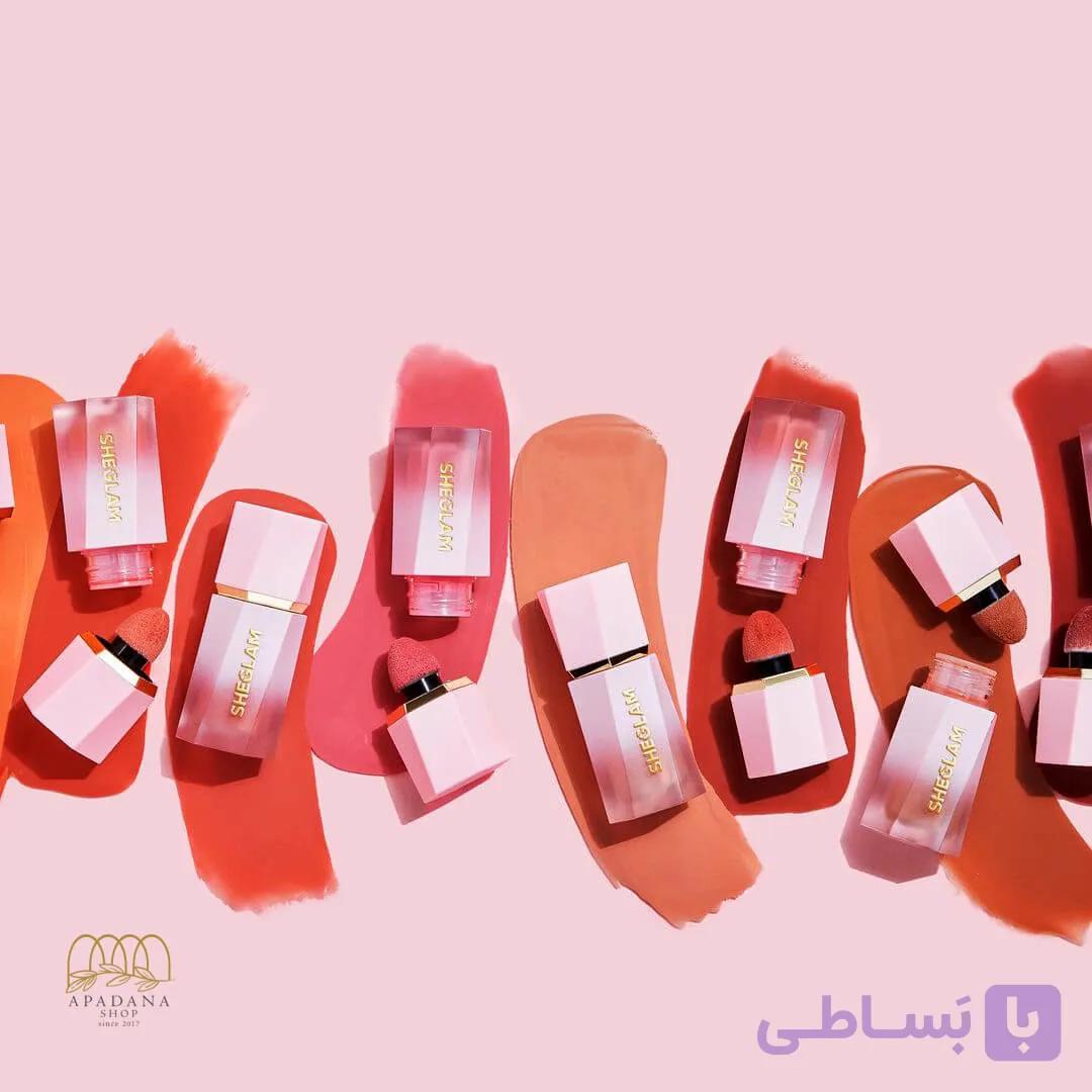 رژگونه مایع براق شیگلم مدل Color Bloom حجم 5.2 میل — تصویر 1