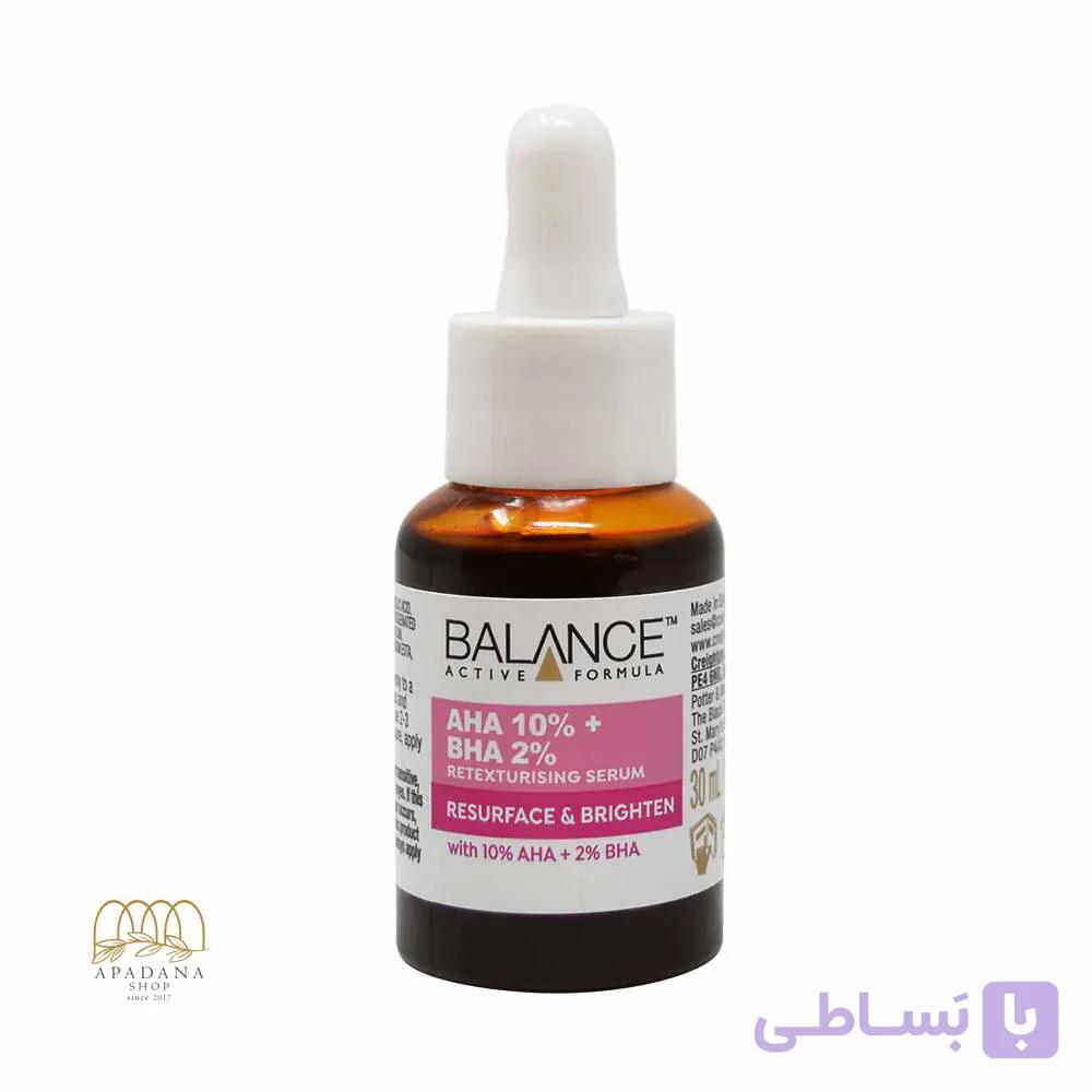 سرم لایه بردار و روشن کننده بالانس اکتیو فرمولا Balance AHA10 — تصویر 1