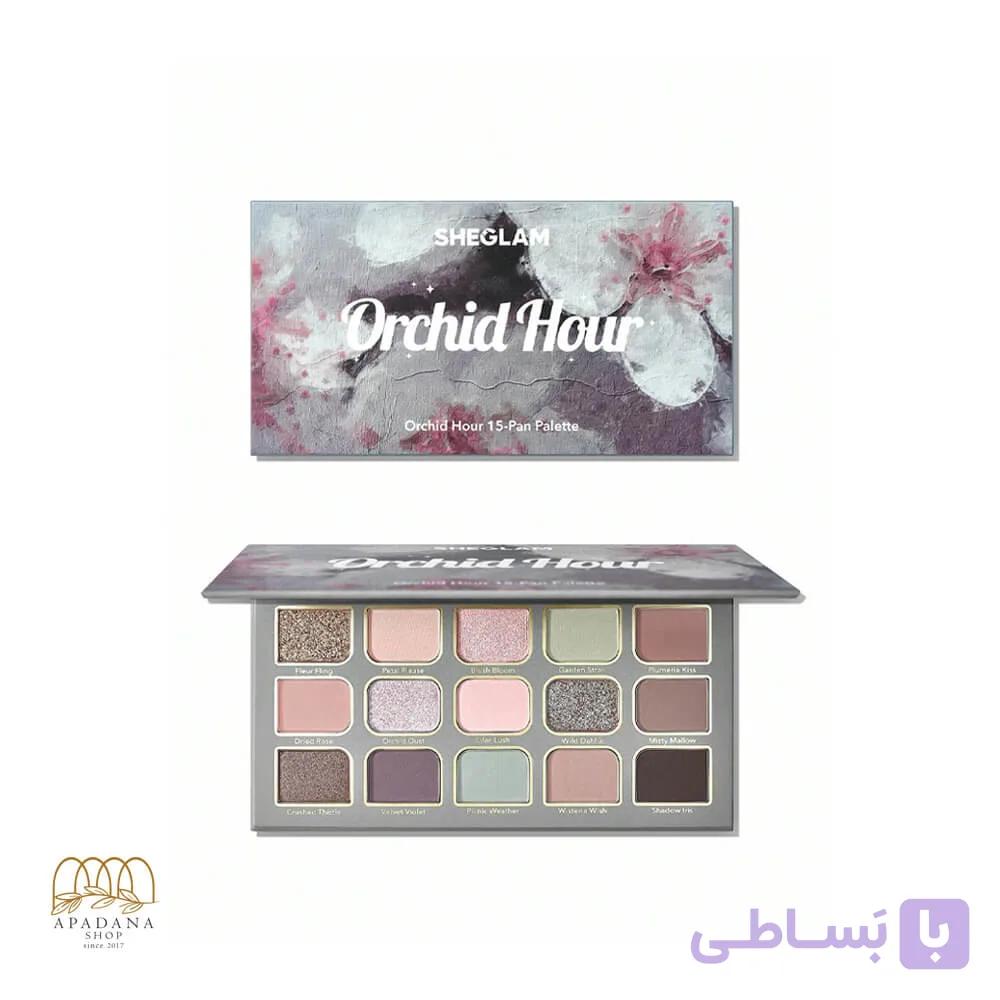 پالت سایه چشم ۱۵ رنگ شیگلم مدل Orchid Hour 15-Pan — تصویر 1