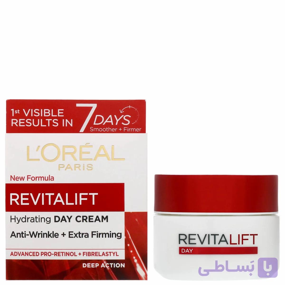 کرم ضد چروک رویتالیفت Revitalift شب لورال حجم 50 میل — تصویر 1