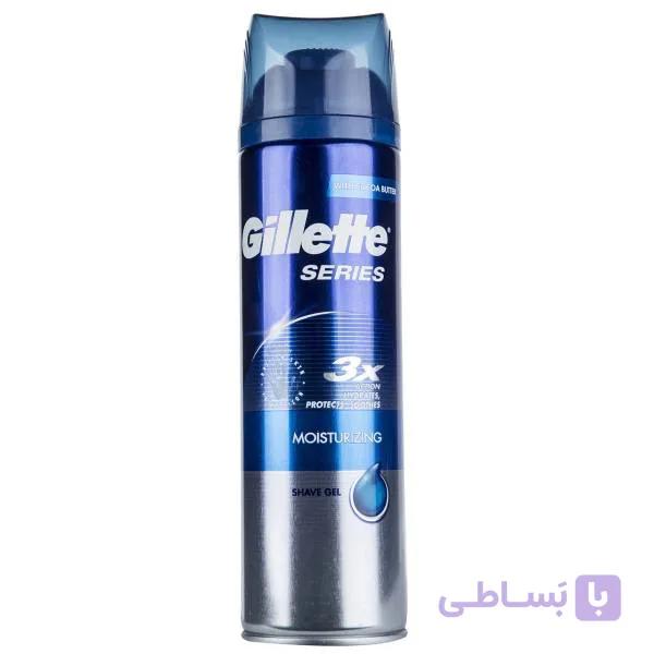 ژل اصلاح ژیلت سری 3X مدل Moisturizing حجم 200 میل
