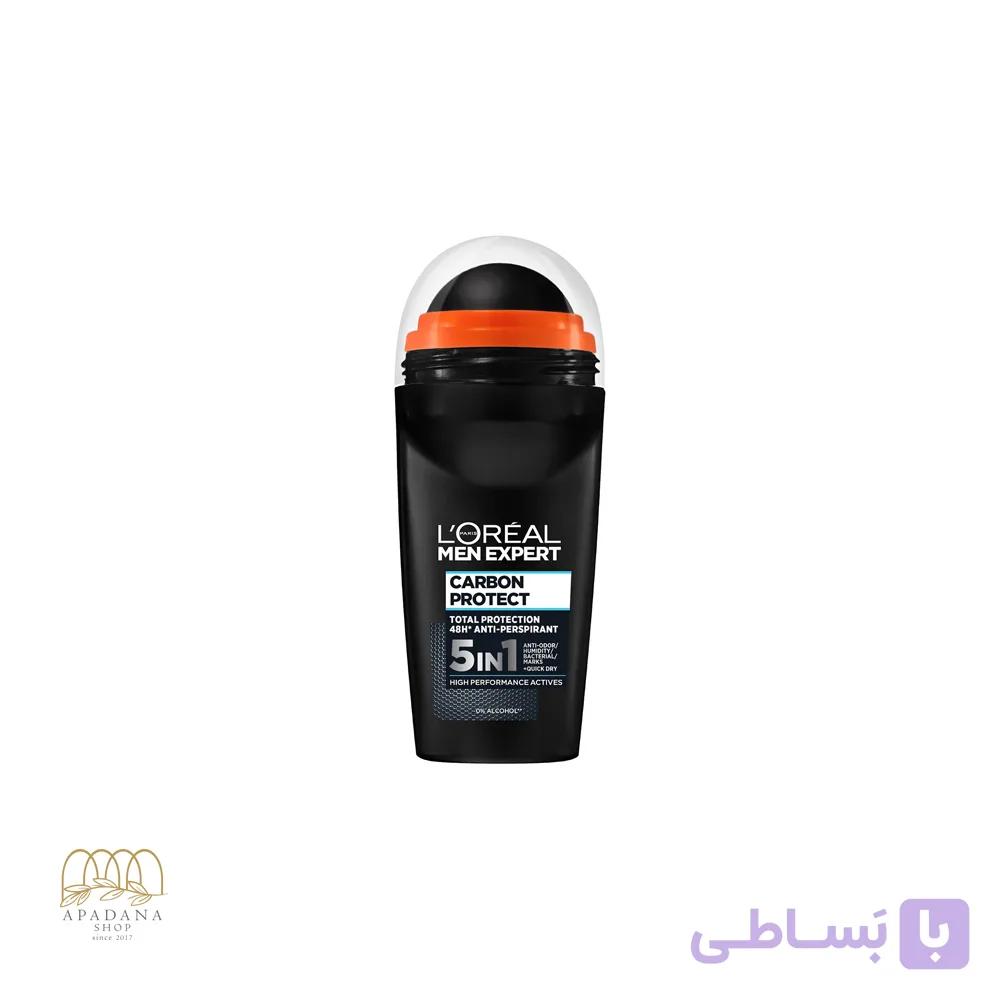 رول ضد تعریق مردانه لورال مدل کربن پروتکت Carbon Protect حجم 50 میل