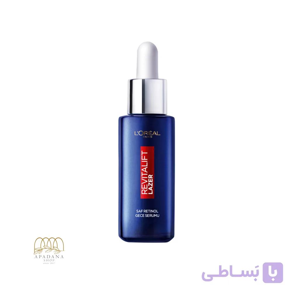سرم ضد چروک قوی شب لورال رویتالیفت لیزر رتینول Revitalift Laser Pure Retinol — تصویر 1